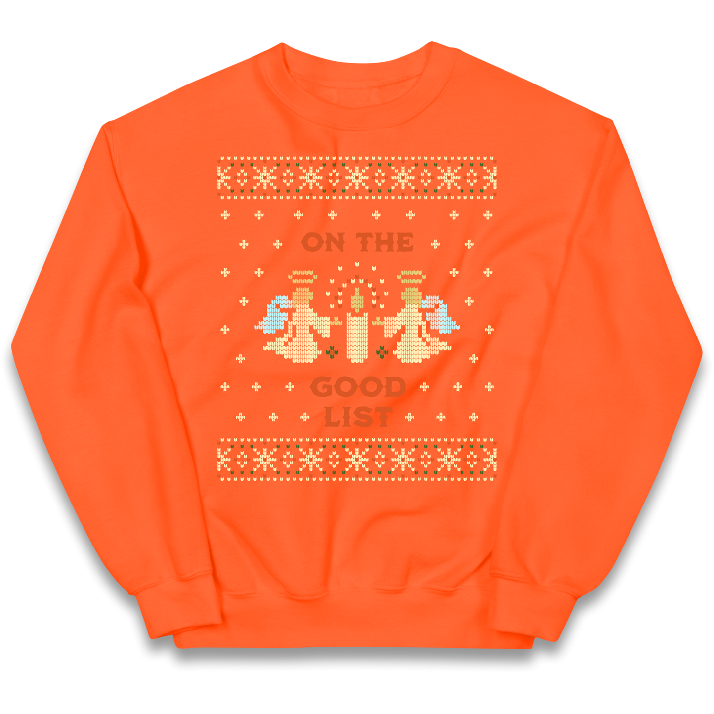 On The Good List Christmas kids sweatshirt