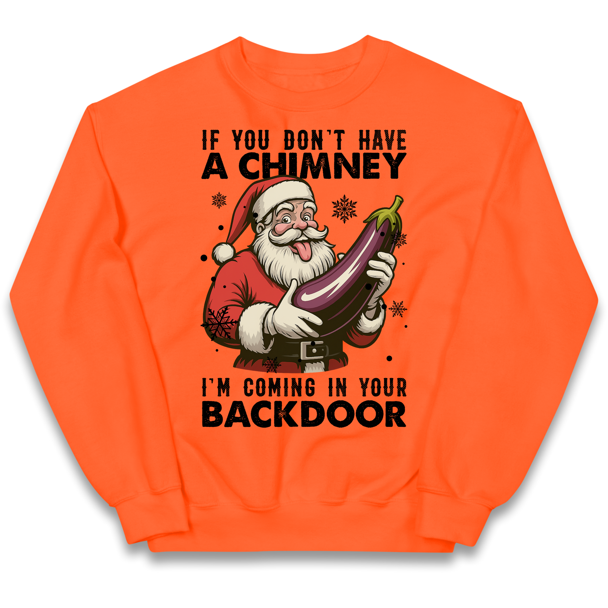 Santa Back Door Kids Sweatshirt