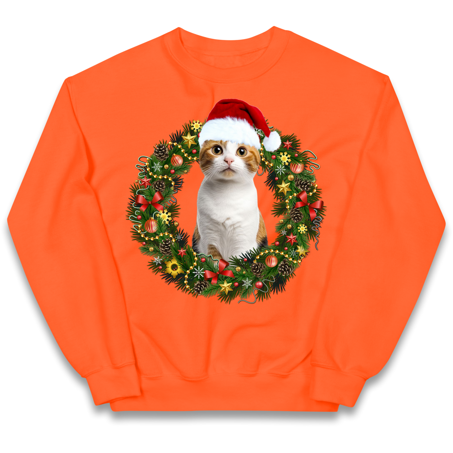 Cat Christmas kids sweatshirt