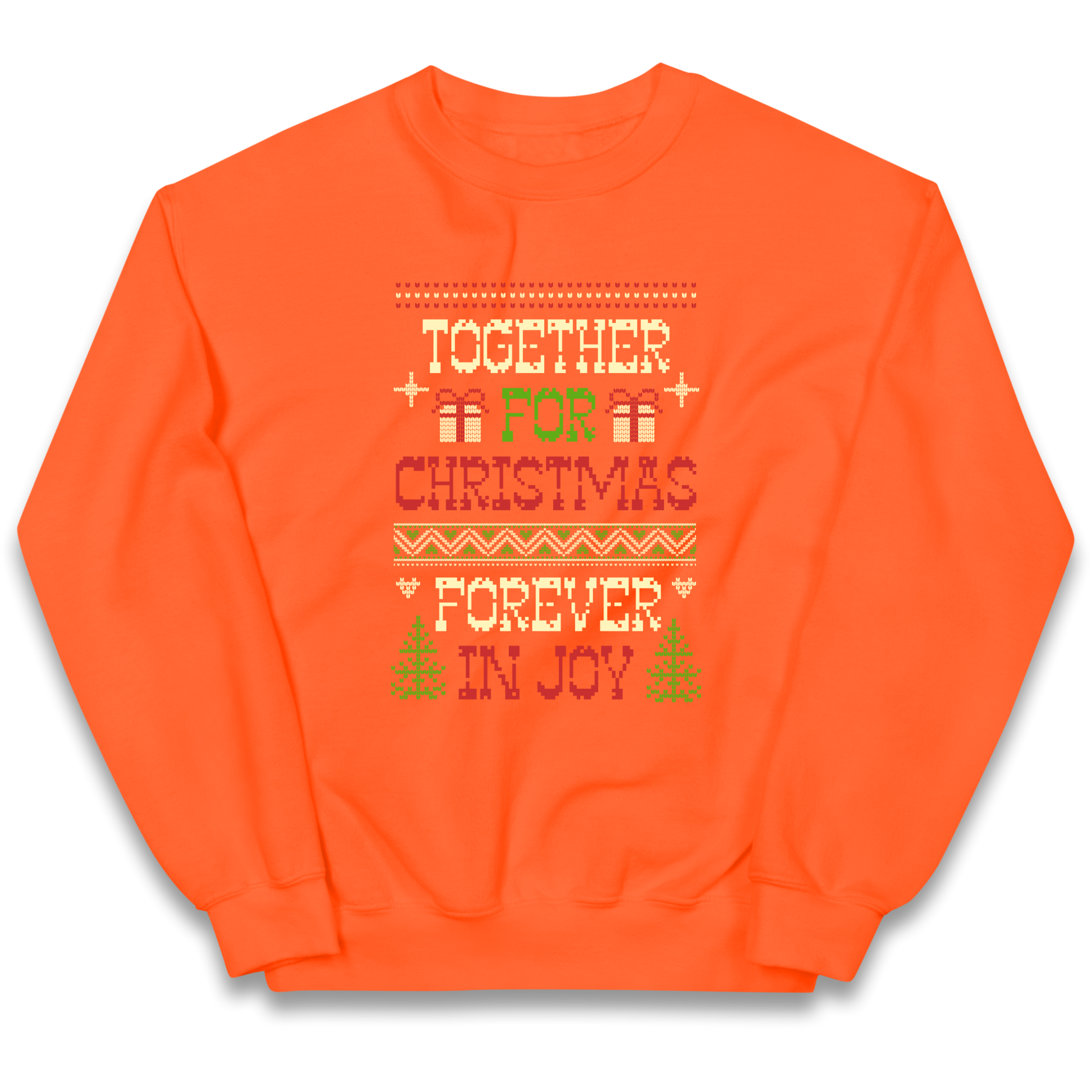 Together for Christmas Forever in Joy Christmas kids sweatshirt