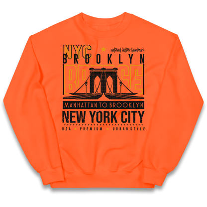 NYC Brooklyn Bridge kids sweatshirt