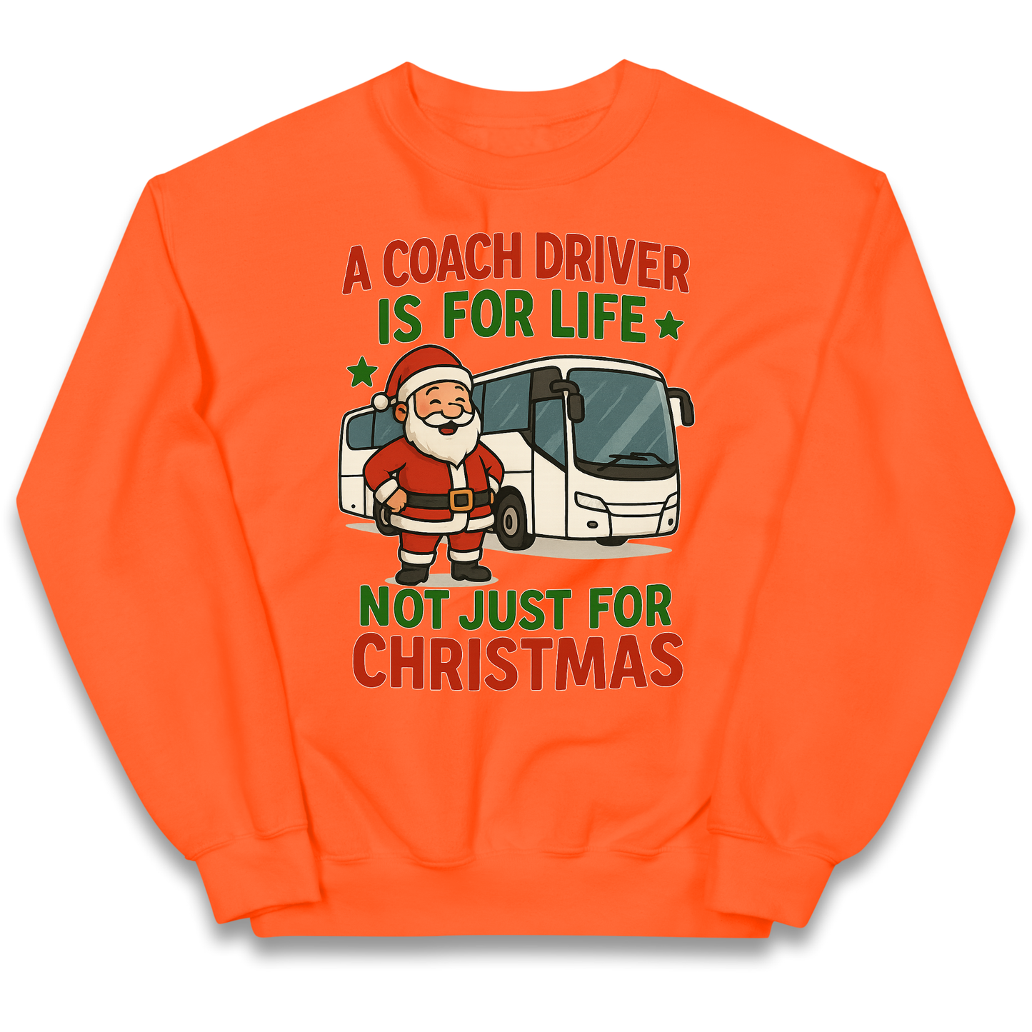 Coach Driver Christmas Kids Jumper