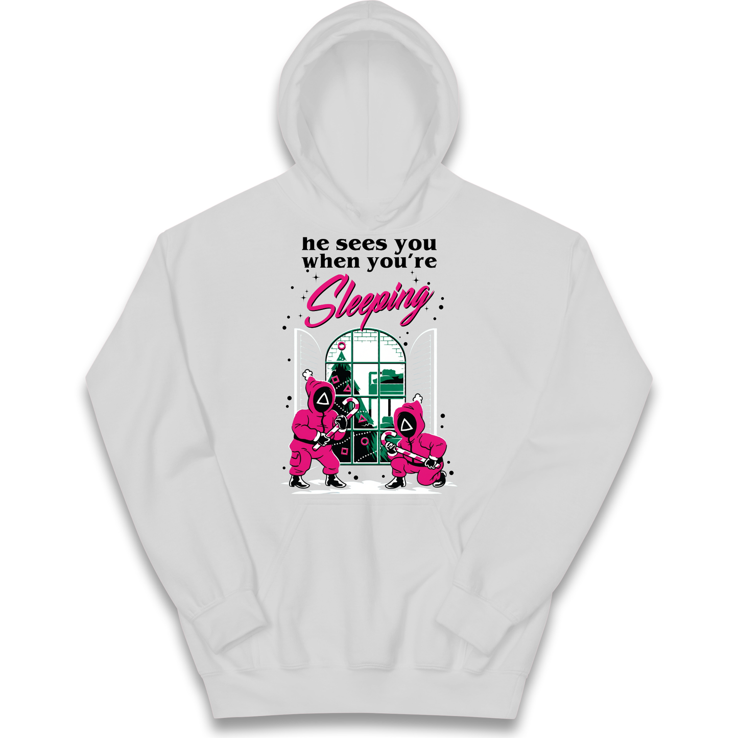 Squid Games Xmas Kids Hoodie