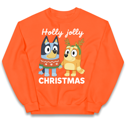 Kids Bluey Christmas Sweater