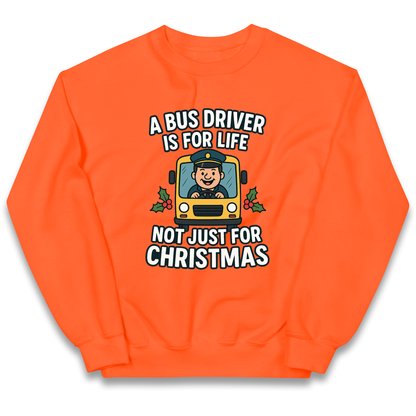 Bus Driver Christmas Kids Jumper