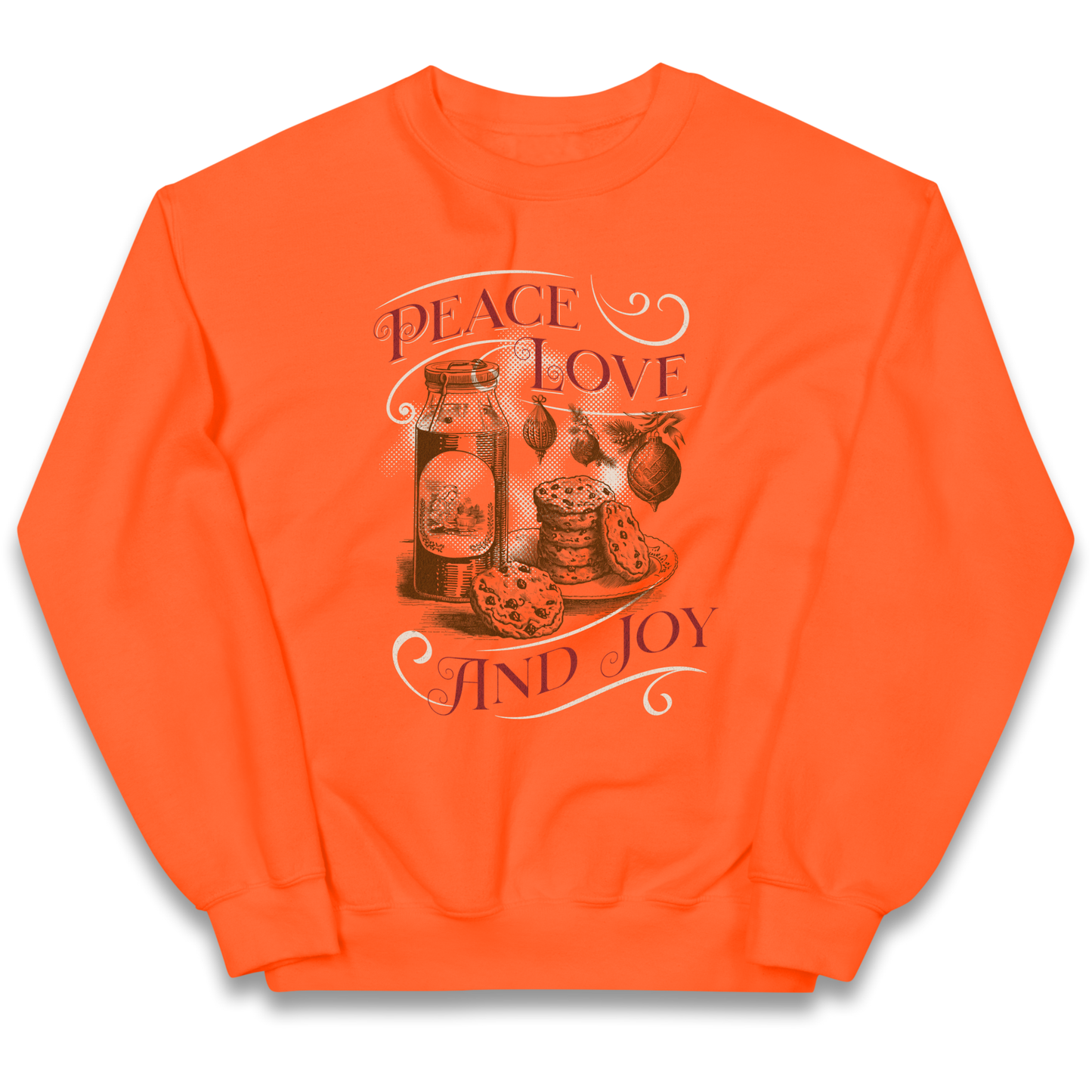 Peace Love And Joy Christmas kids sweatshirt