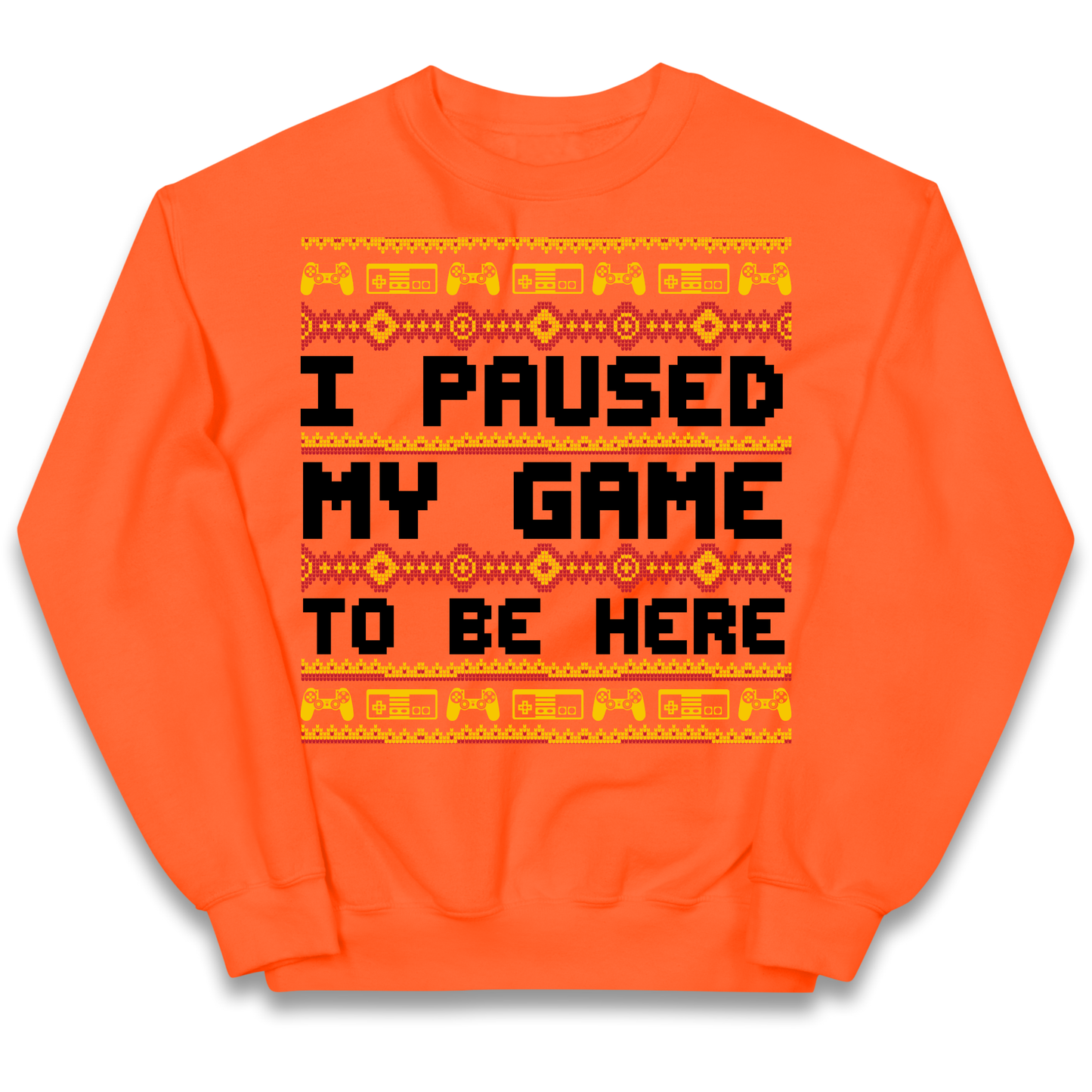 Paused My Game Kids Sweatshirt