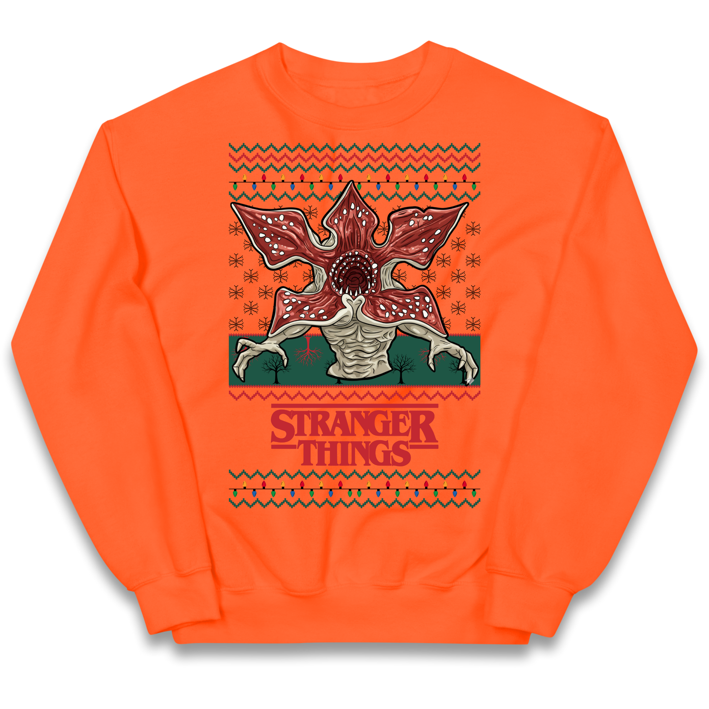 Demogorgon Christmas Kids Jumper