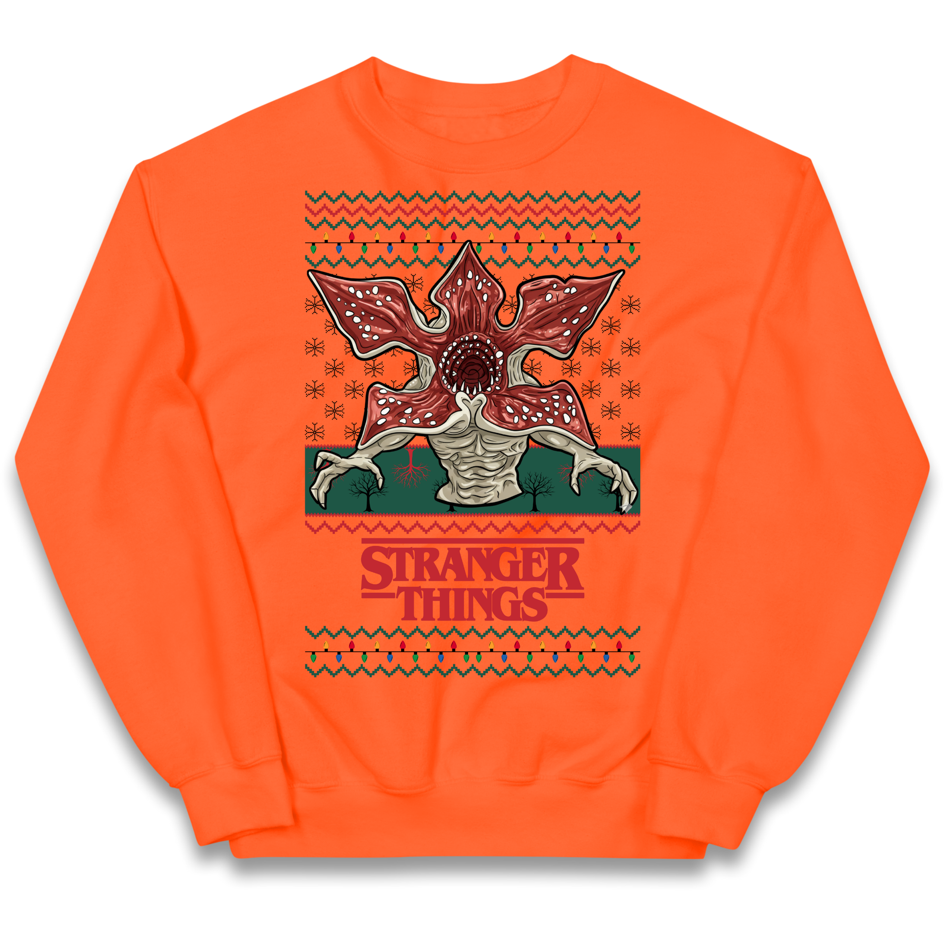 Demogorgon Christmas Kids Jumper