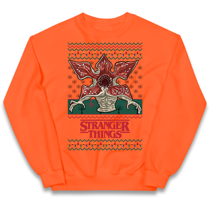 Demogorgon Christmas Kids Jumper