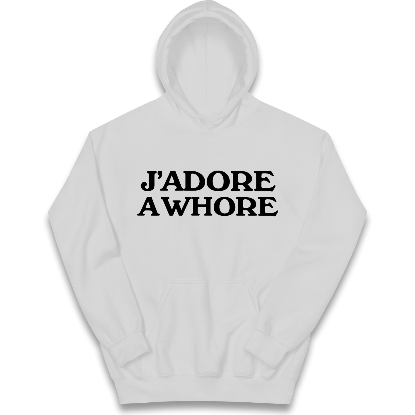 J'Adore A Whore Kids Hoodie