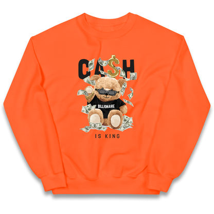 Teddy Bear Billionaire Streetwear kids sweatshirt
