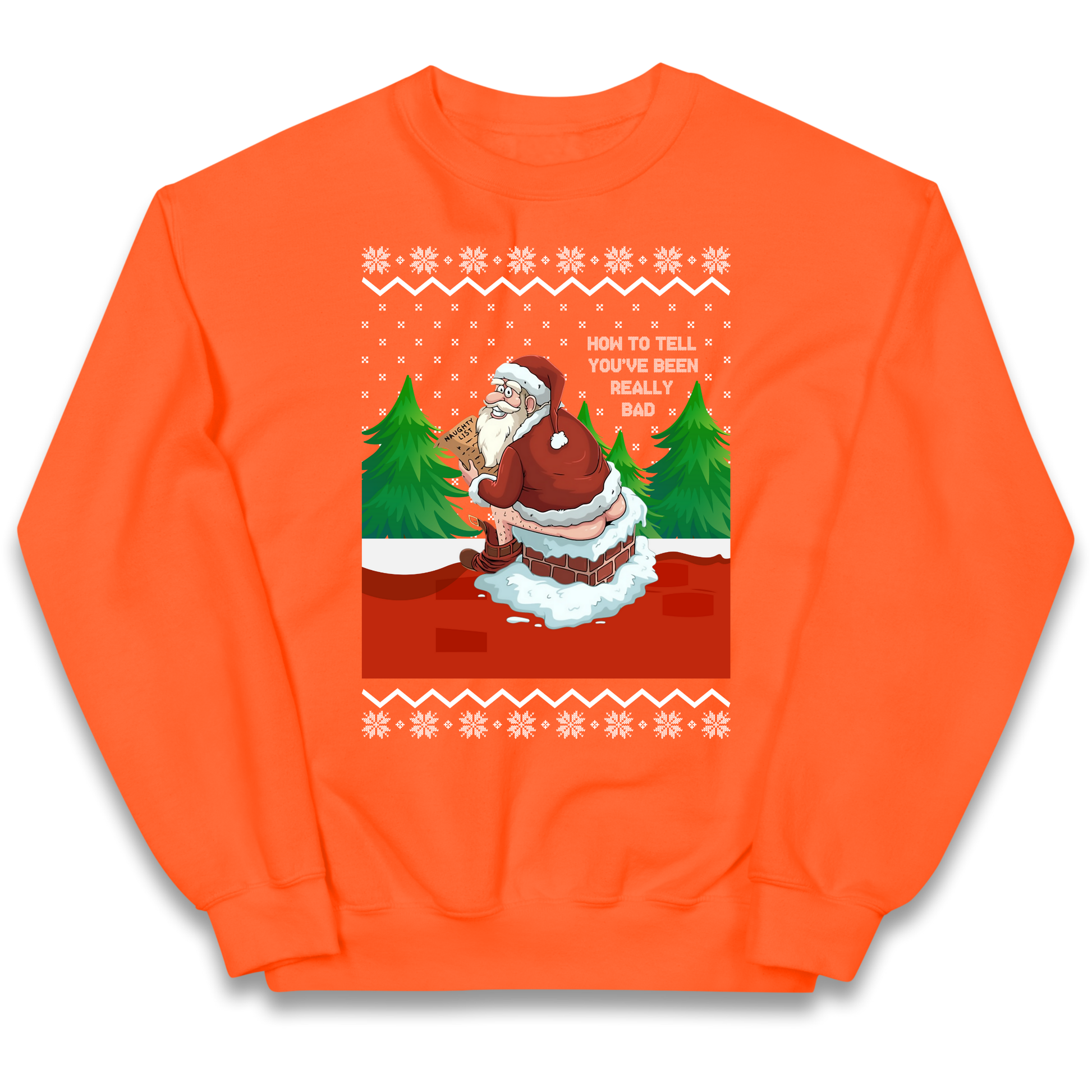 How To Tell That You've Been Really Bad kids sweatshirt