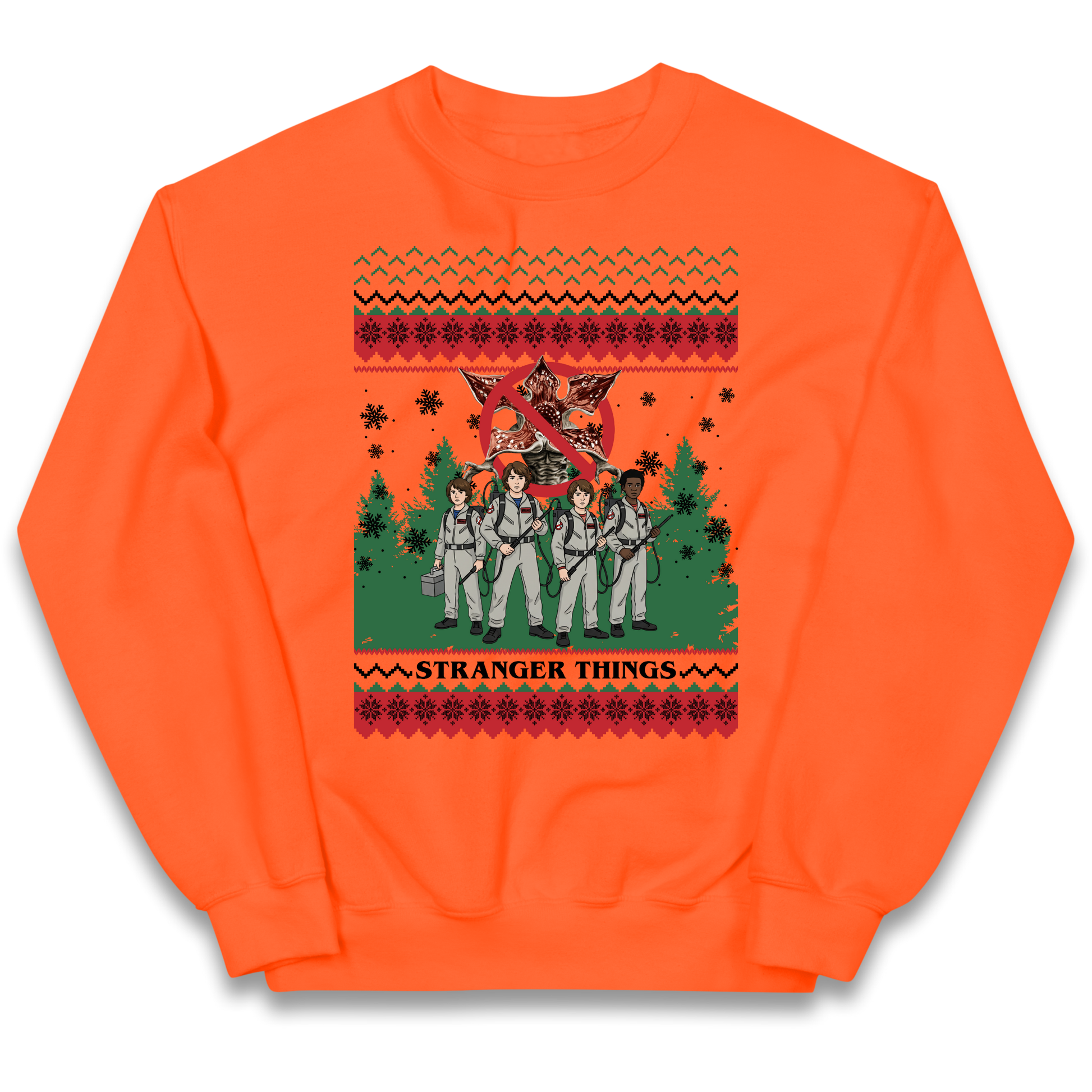 Stranger Things Demogorgon Christmas Kids Jumper