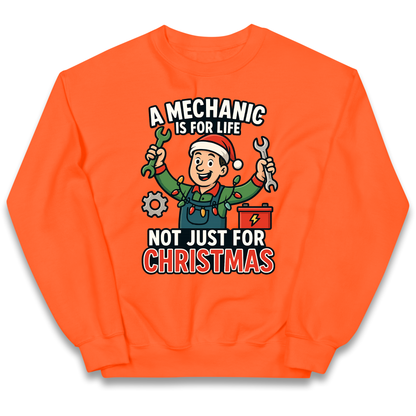 Mechanic Christmas Kids Jumper