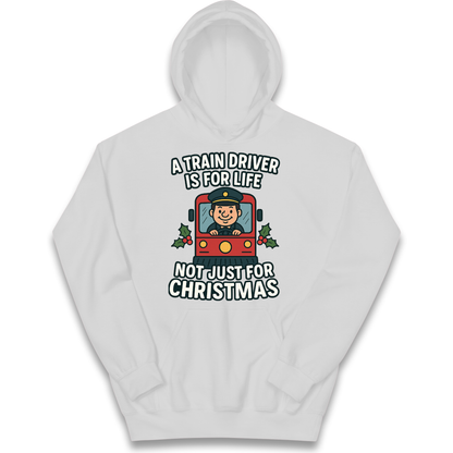 Train Driver Christmas Kids Hoodie