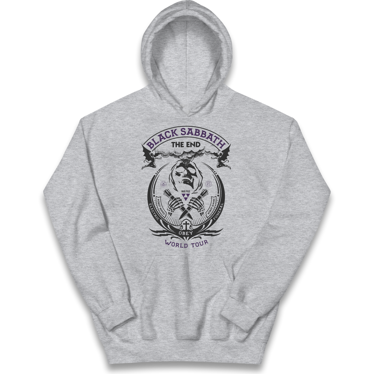 Black Sabbath The End World Tour Kids Hoodie