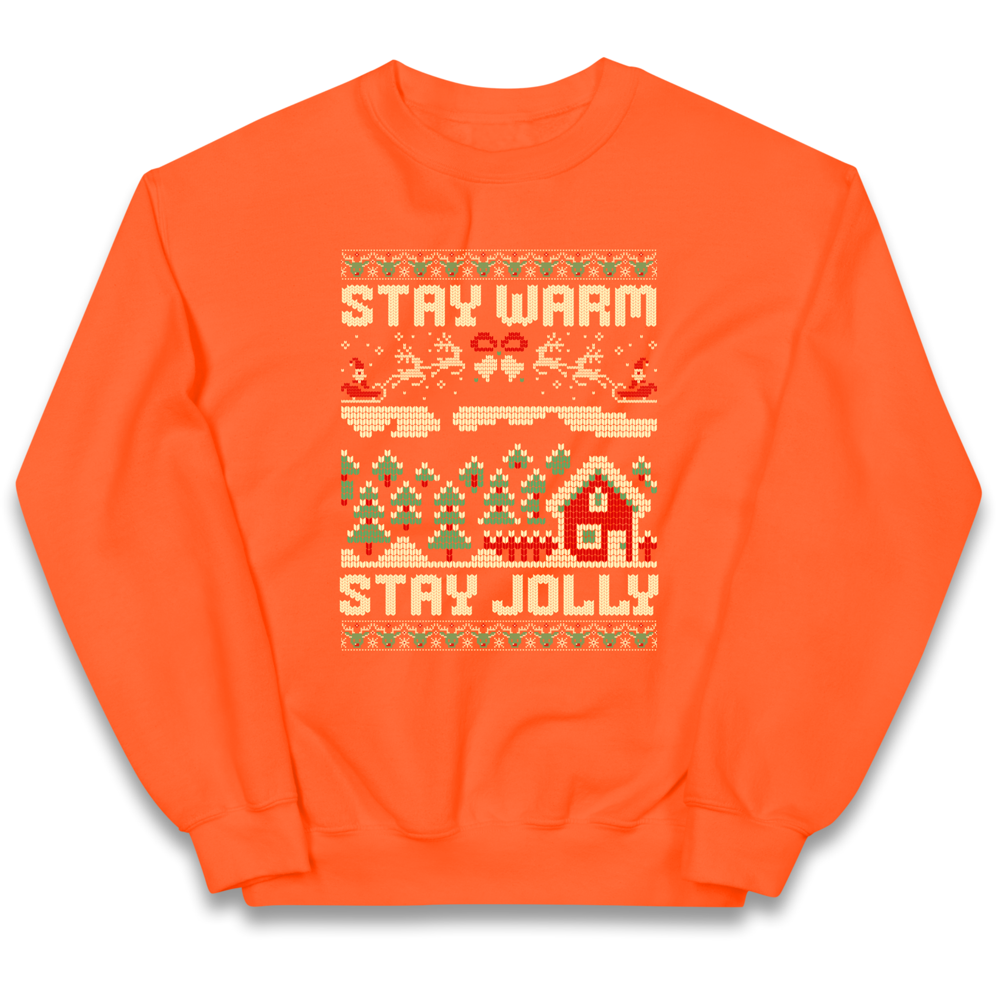 Stay Warm Stay Jolly Christmas kids sweatshirt