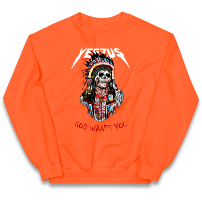 Yeezus God Wants You kids sweatshirt