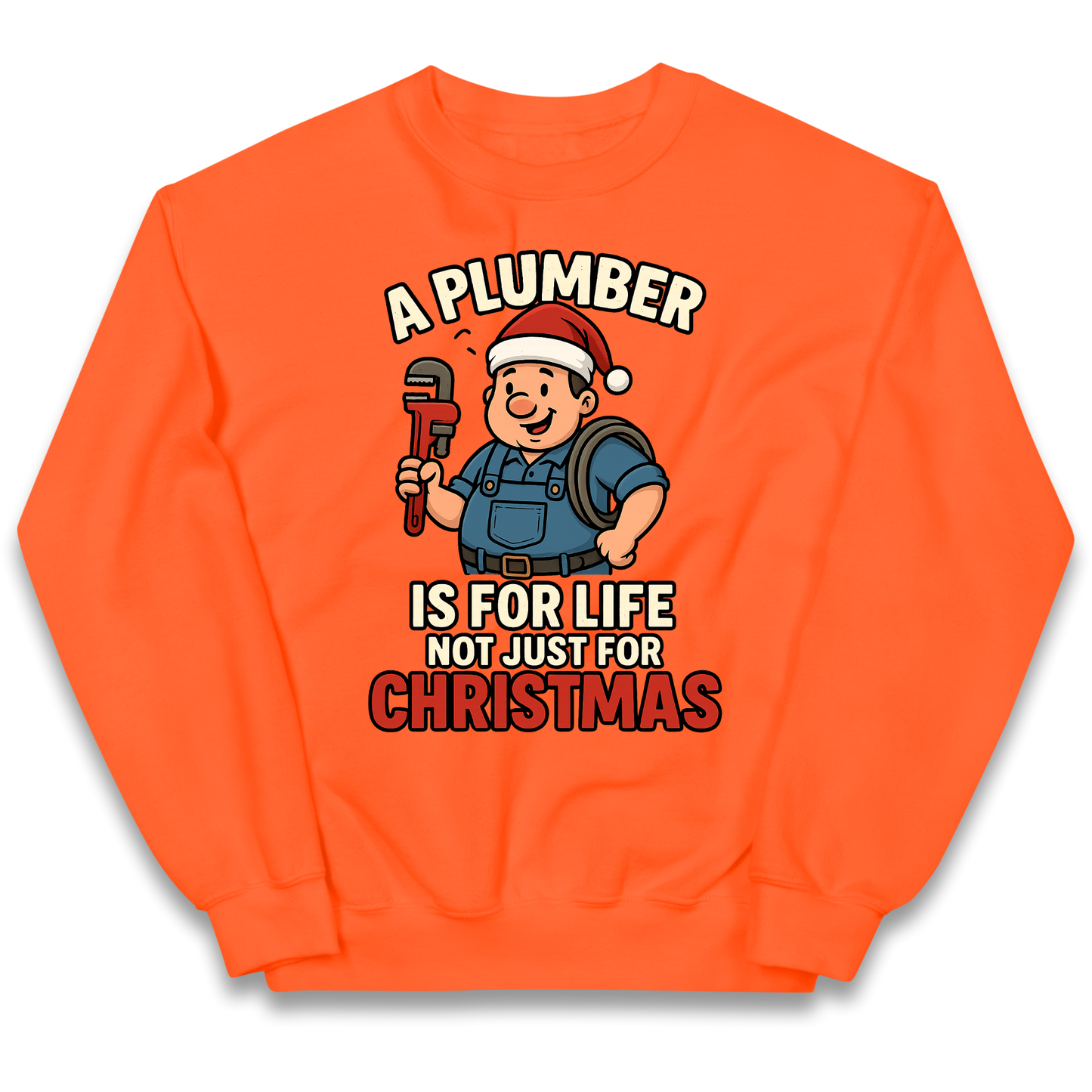Plumber Christmas Kids Jumper