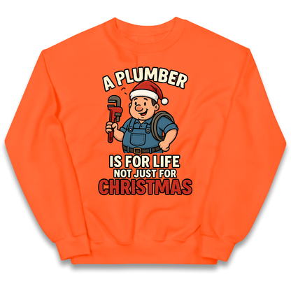 Plumber Christmas Kids Jumper