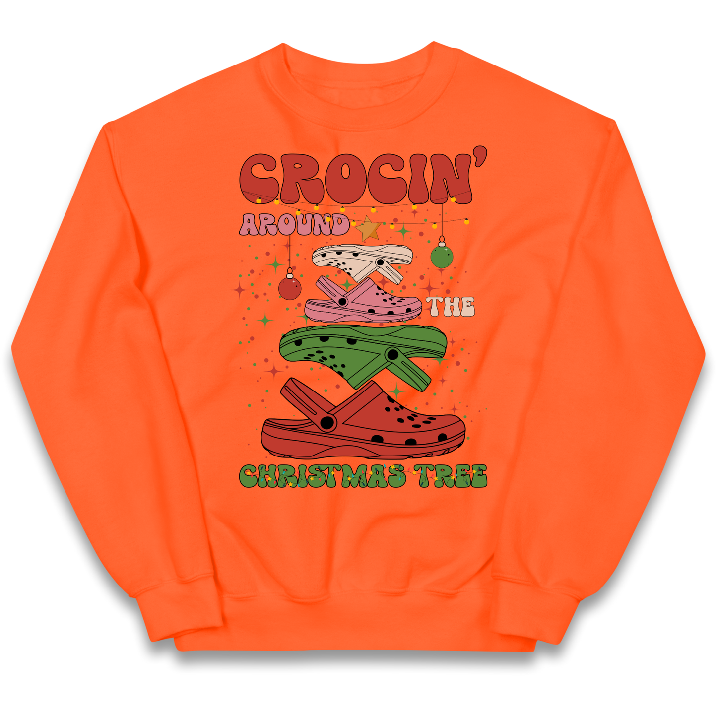 Crockin Around the Christmas Tree Christmas kids sweatshirt