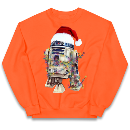 R2D2 Christmas Santa Christmas kids sweatshirt