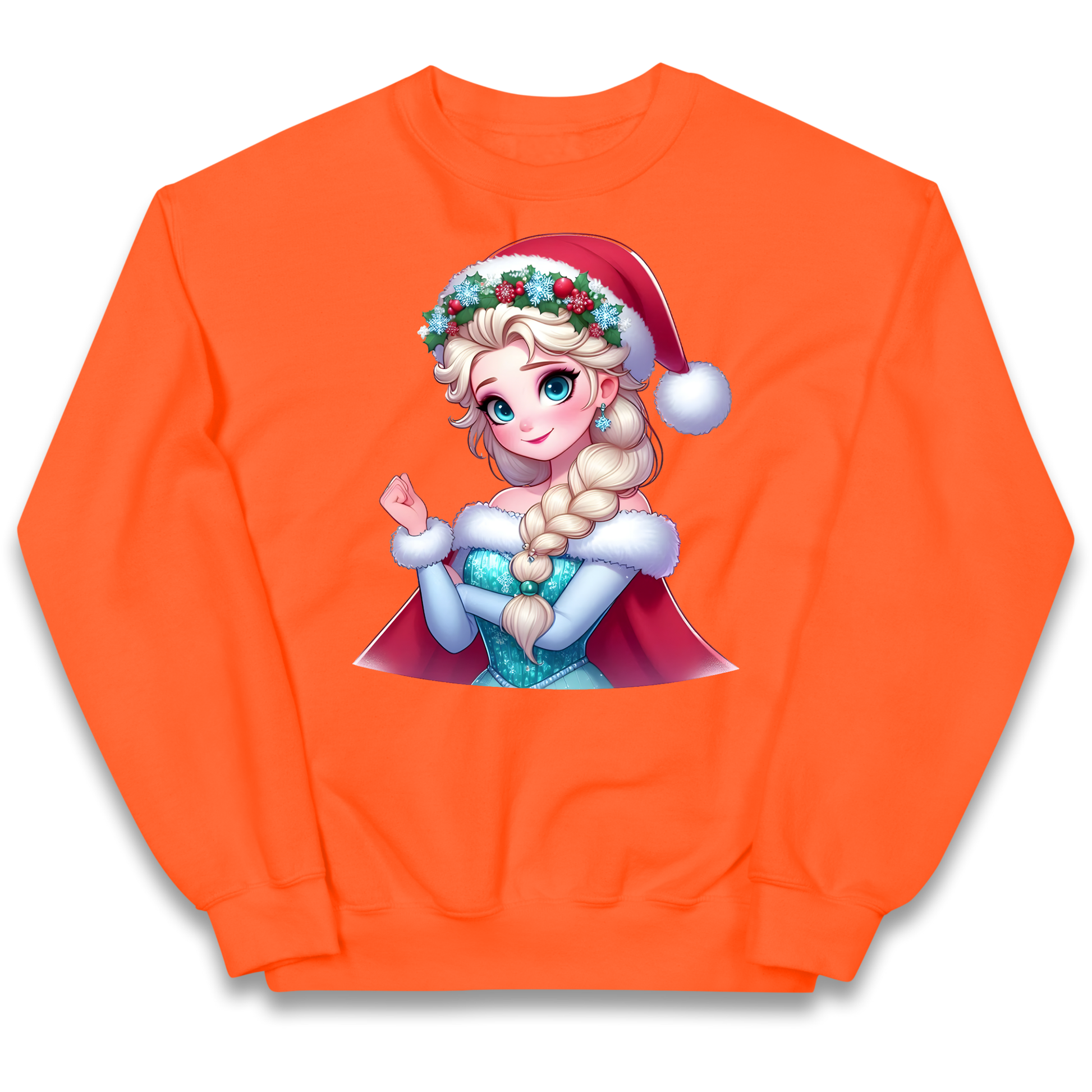 Elsa Frozen Santa kids sweatshirt