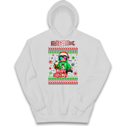 Roblox Merry Christmas Kids Hoodie