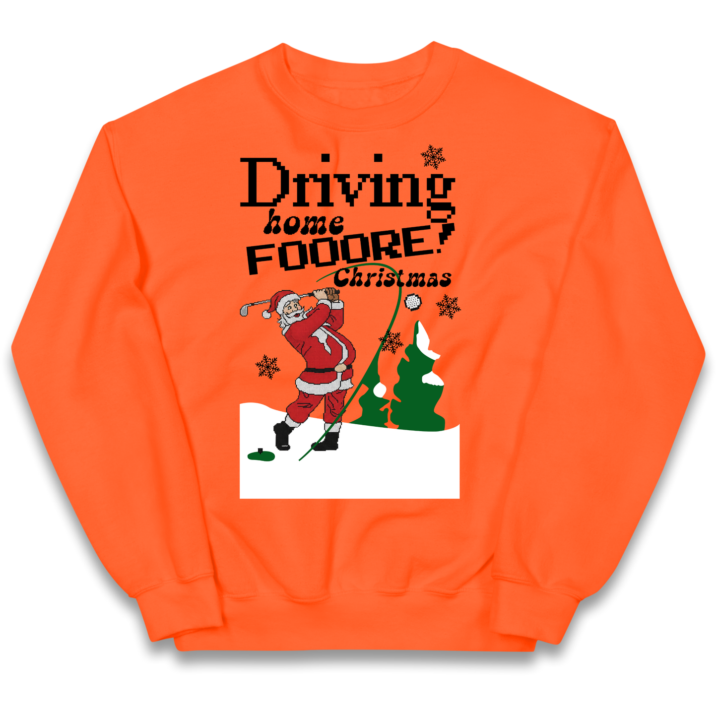 Christmas Golf Kids Sweatshirt