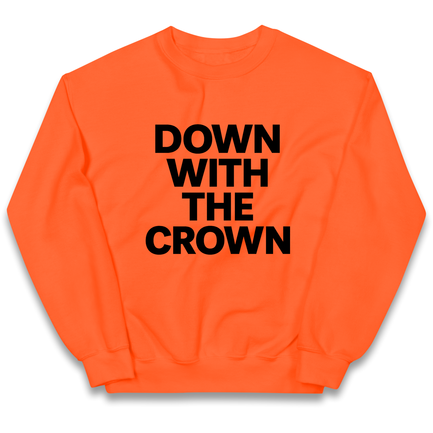 DOWN WITH THE CROWN kids sweatshirt