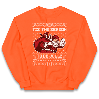 Tis The Season To Be Jolly Christmas kids sweatshirt