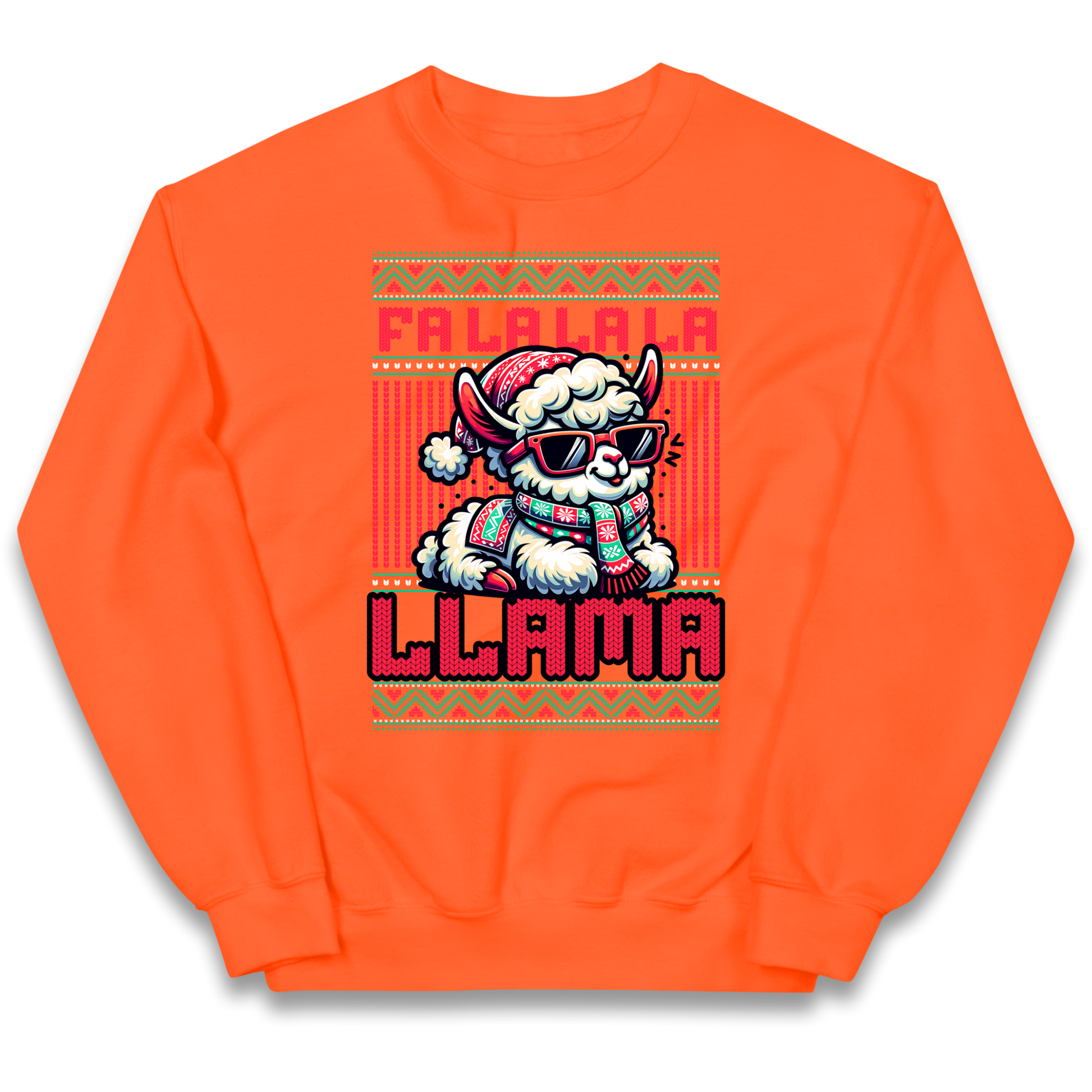 FA LA LA LA LLAMA kids sweatshirt