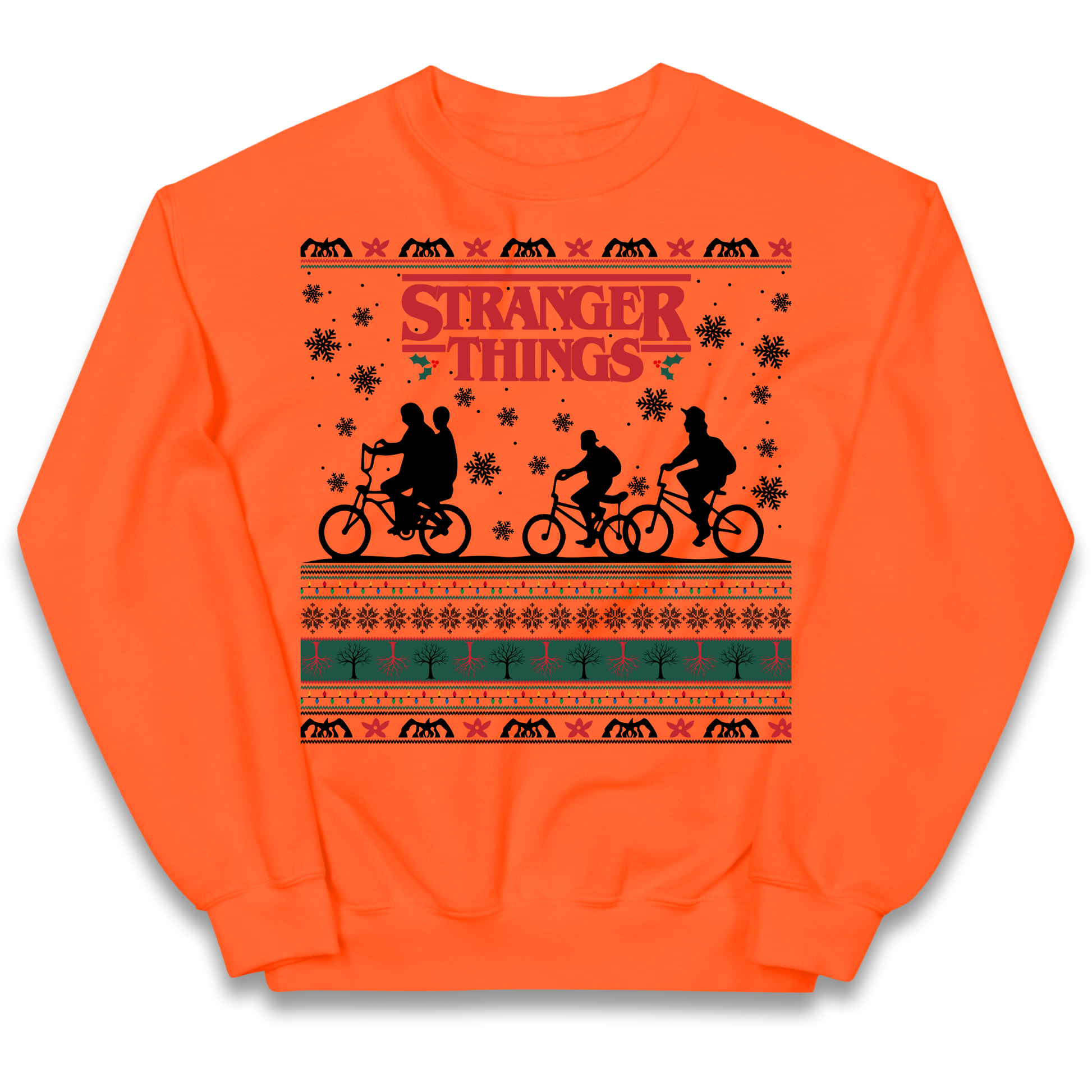 Stranger Things Christmas kids sweatshirt