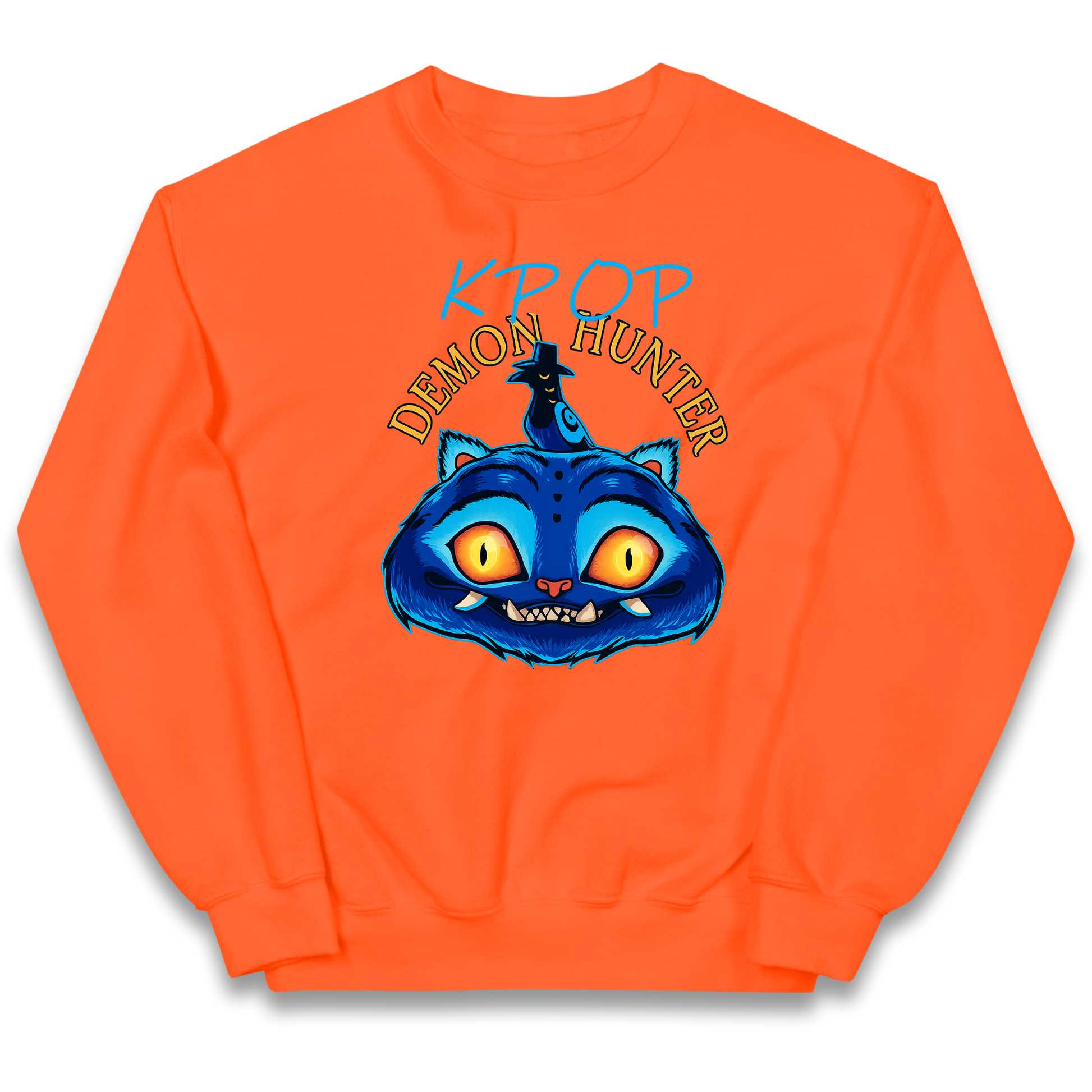 Kpop Demon Hunter Derpy Tiger kids sweatshirt