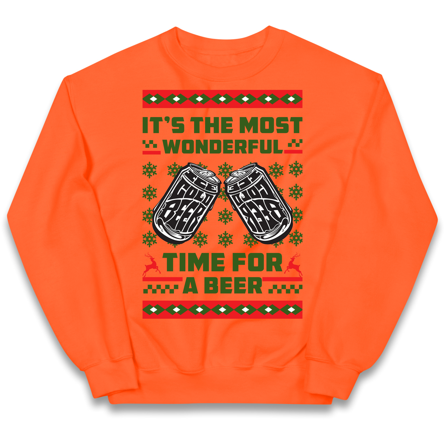 Its The Most Wonderful Time For A Beer Christmas kids sweatshirt