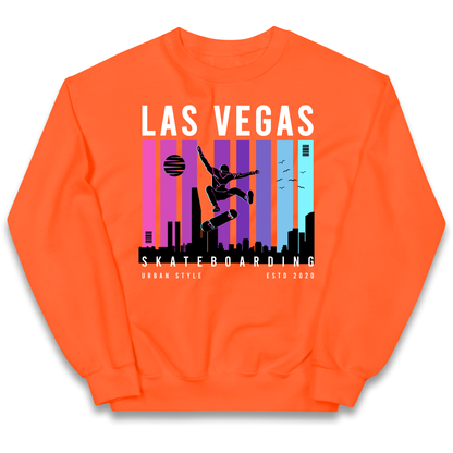 Las Vegas Skateboarding kids sweatshirt