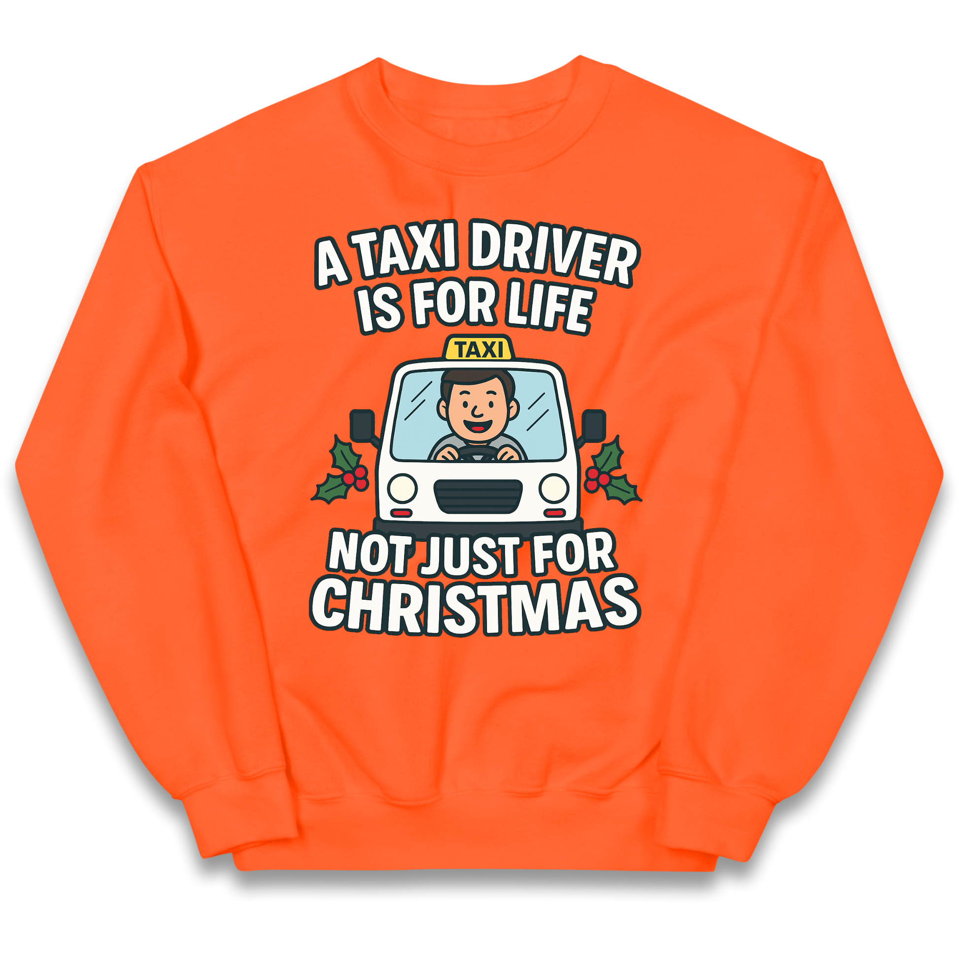 Taxi Driver Christmas Kids Jumper