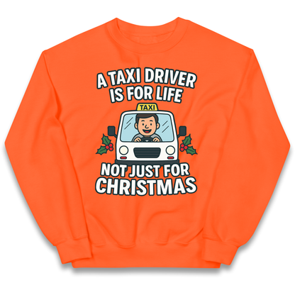 Taxi Driver Christmas Kids Jumper