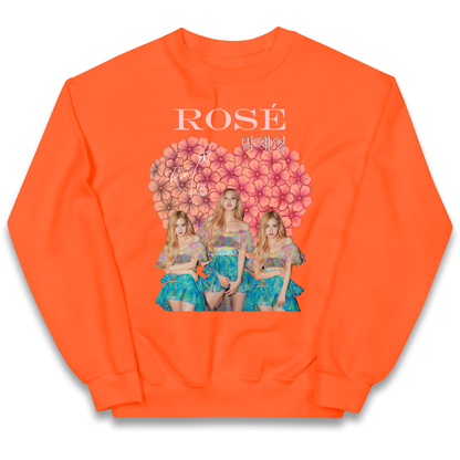 Rose K Pop kids sweatshirt