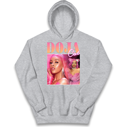 Doja Cat Pink Kids Hoodie