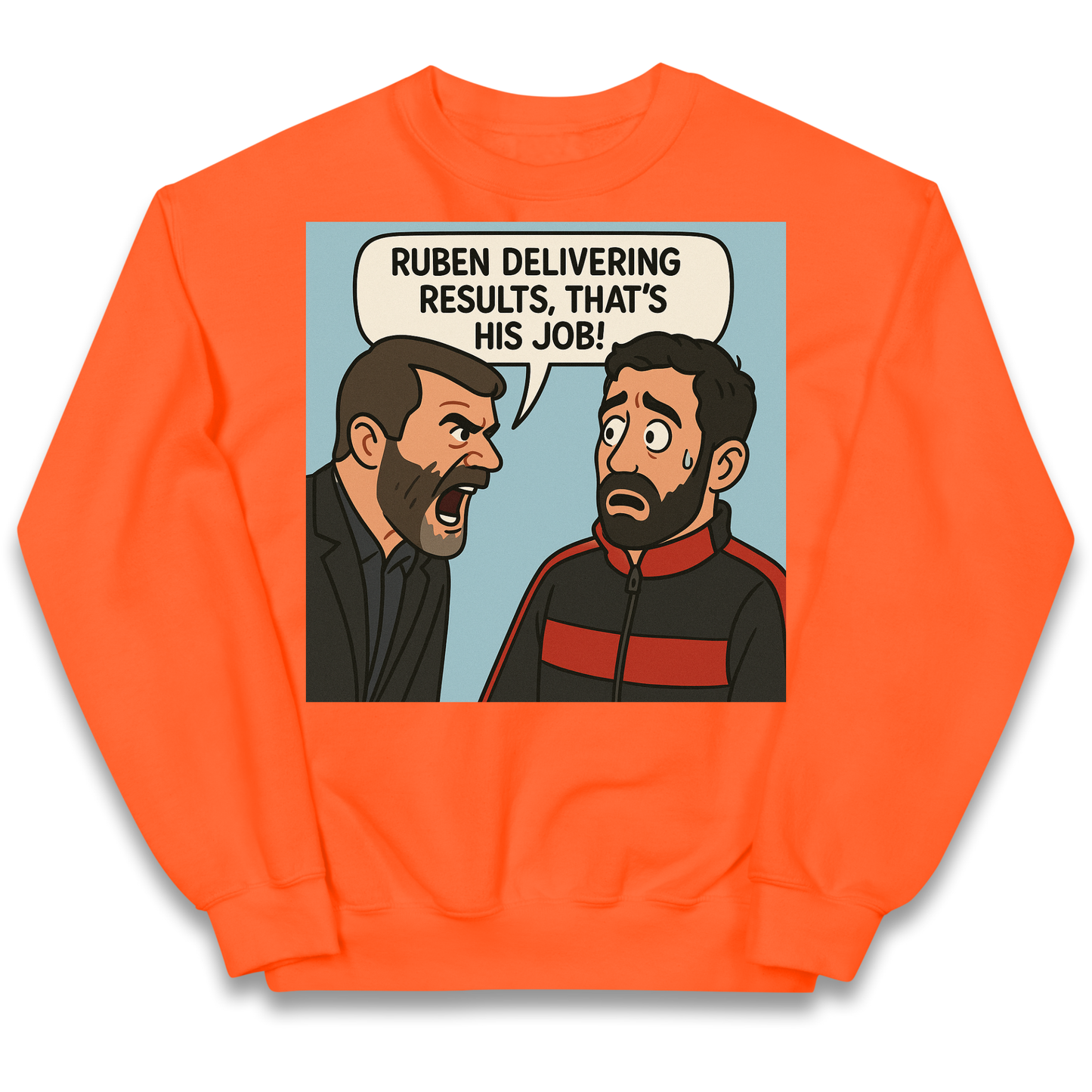 Ruben Delivering Results That's His Job kids sweatshirt