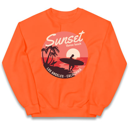 Sunset Venice Beach kids sweatshirt