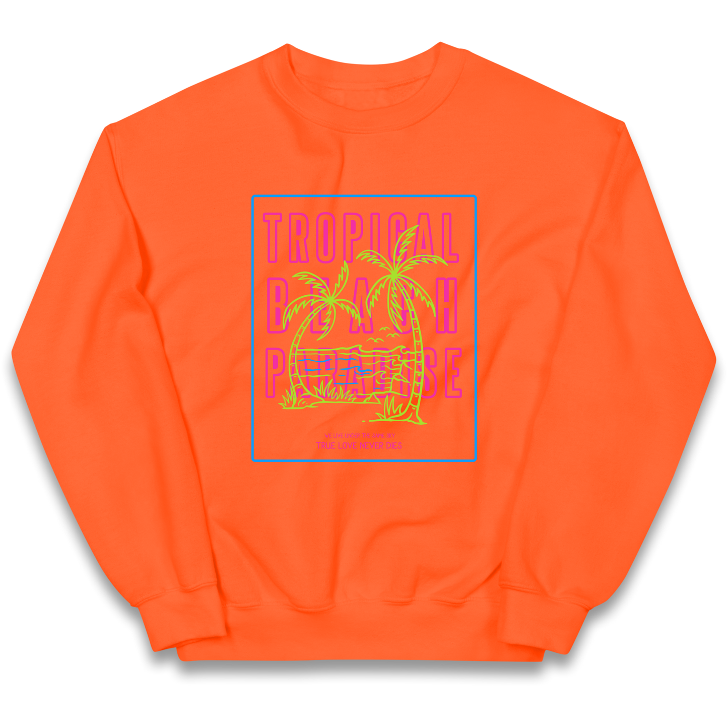 Tropical Beach Paradise kids sweatshirt