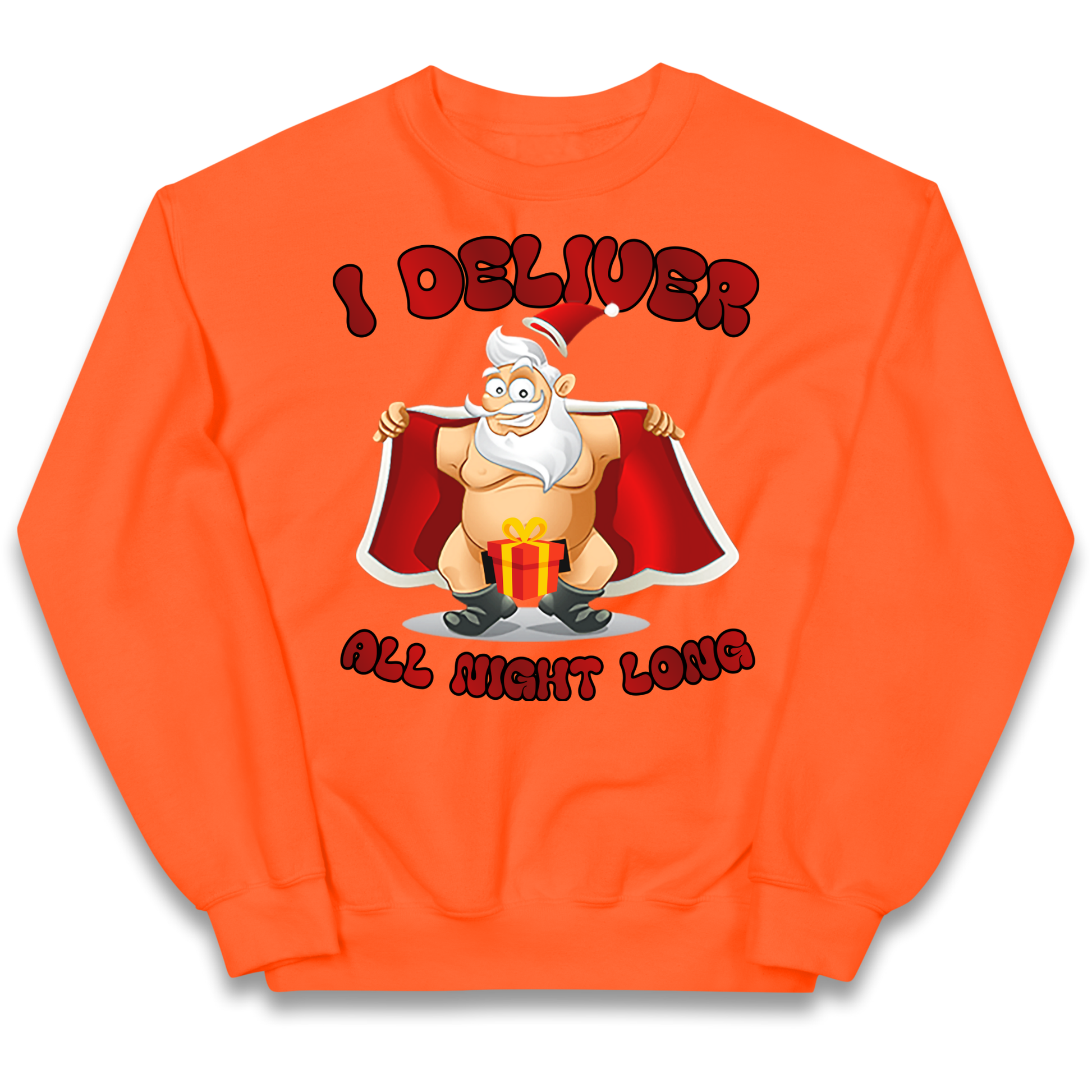 Santa Claus I Deliver All Night Long Christmas kids sweatshirt