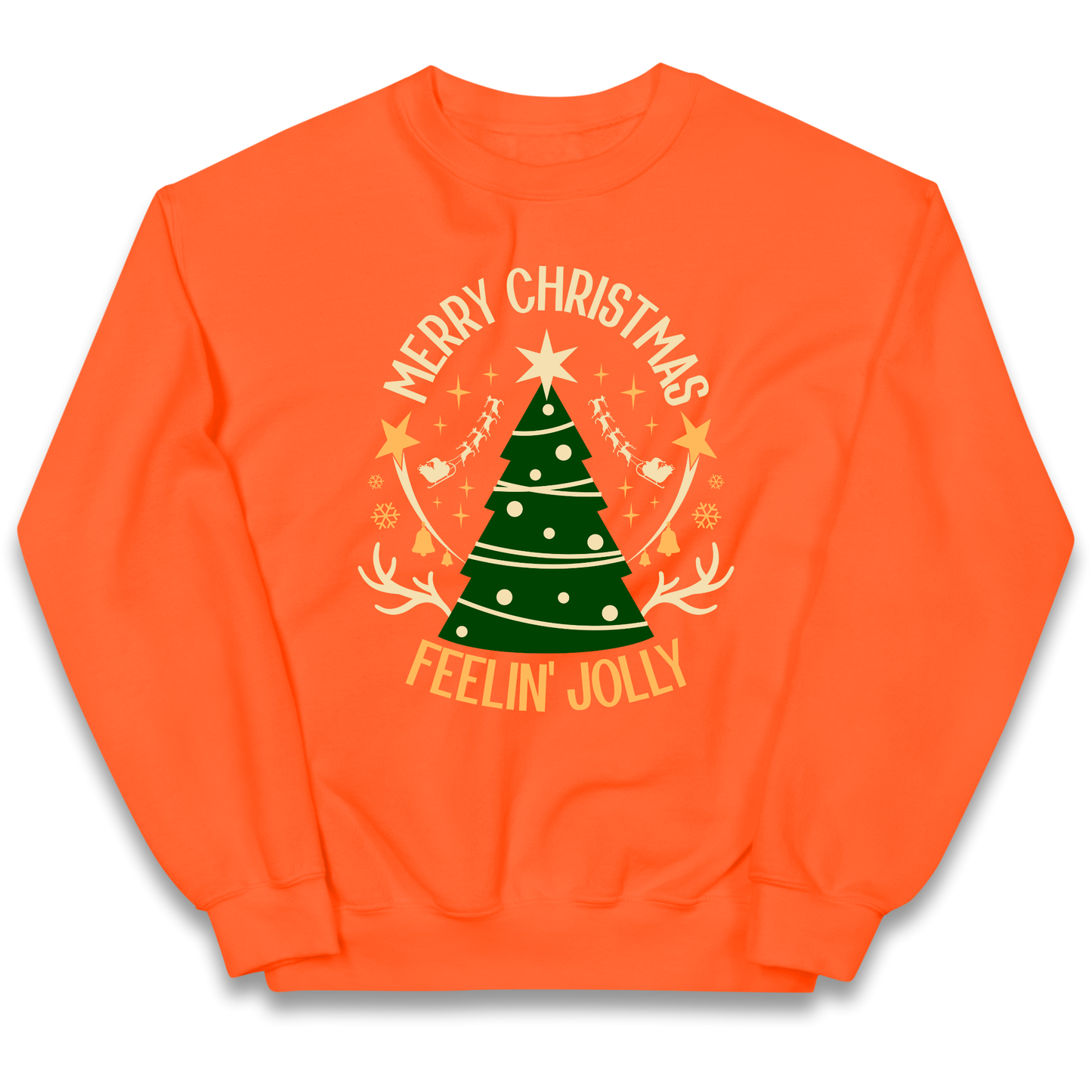 Merry Christmas Feeling Jolly Christmas kids sweatshirt