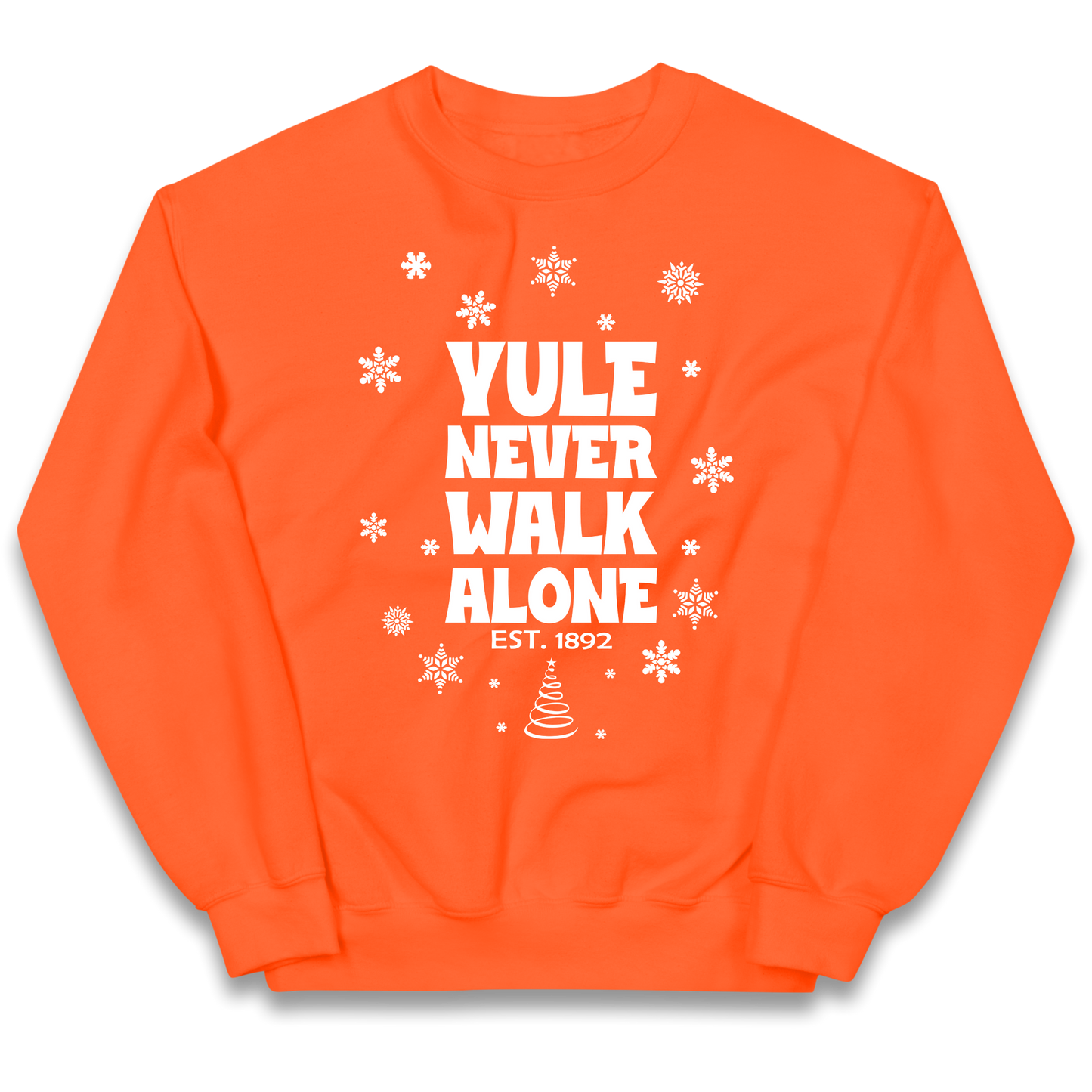 Yule Never Walk Alone Liverpool Christmas kids sweatshirt