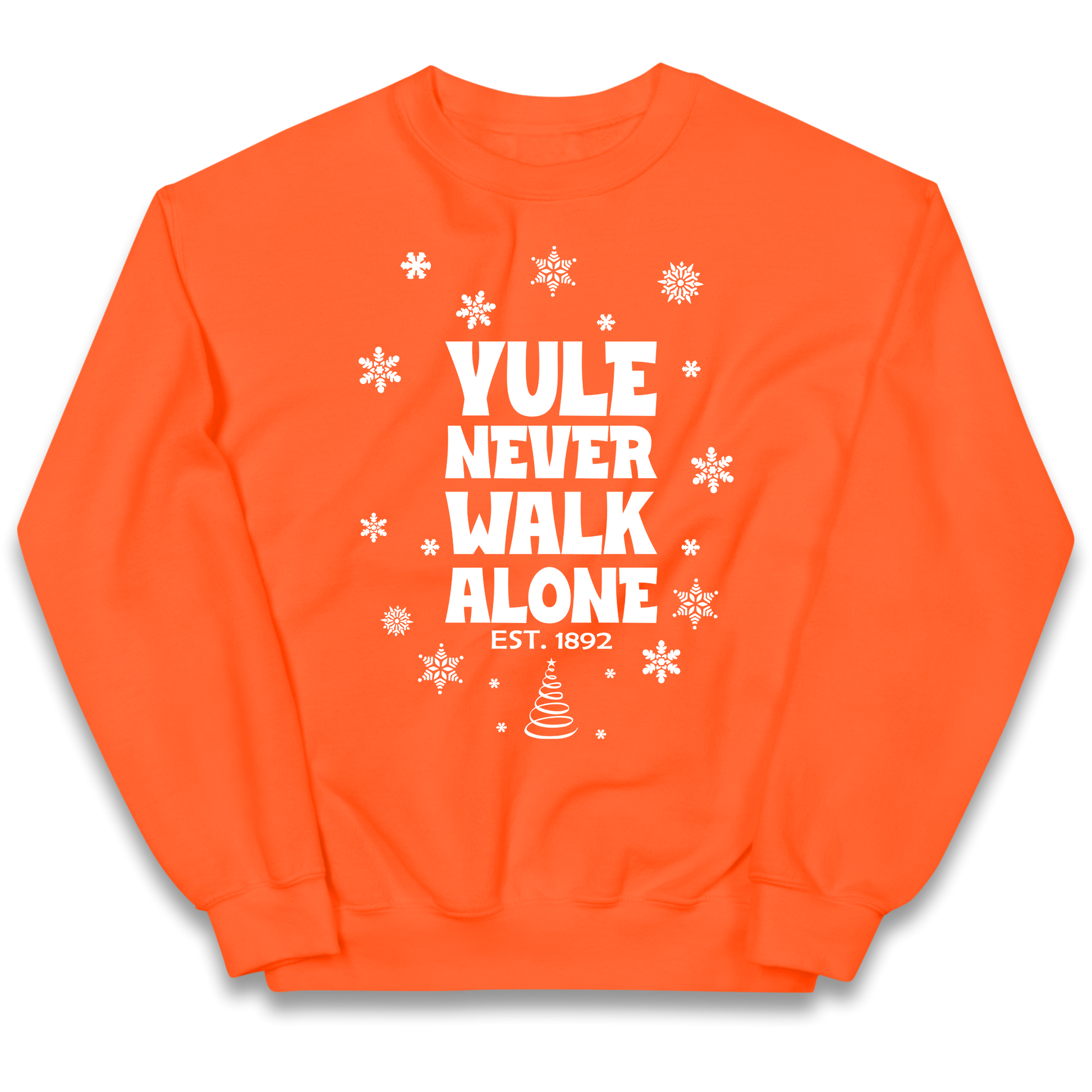 Yule Never Walk Alone Liverpool Christmas kids sweatshirt