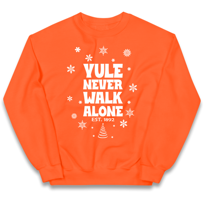 Yule Never Walk Alone Liverpool Christmas kids sweatshirt