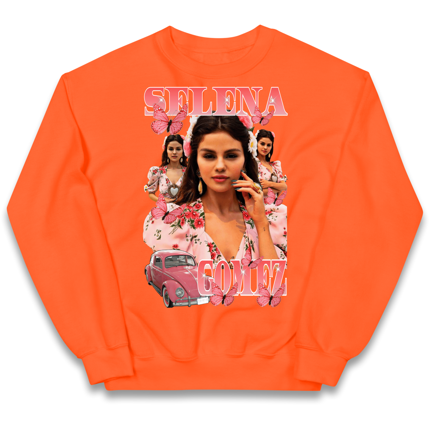Selena Gomez Pink kids sweatshirt